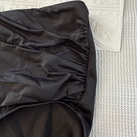 Aqua Green Swimsuit Bikini Bottom Ruched Sides Black XL - Picture 10 of 11